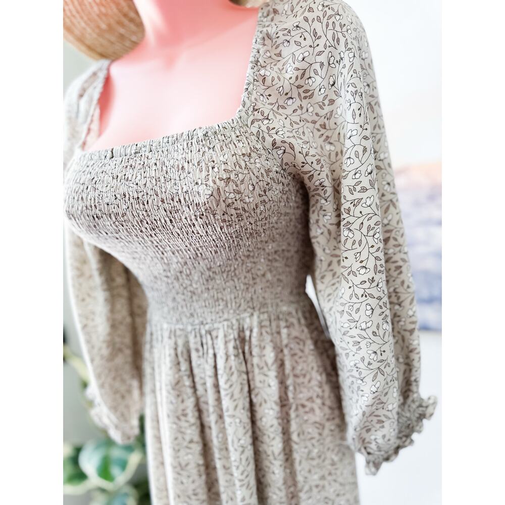 Rylee + Cru Gathering Wildflowers & Cottage Dreams Floral Milkmaid Maxi Dress - Picture 8 of 8